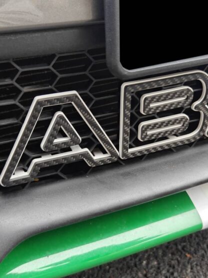 Abarth Series 4 Front Grill Lettering Clip On 500 595 695 Letters Grill Series 4 Restyling - Real Carbon Fibre - Image 12