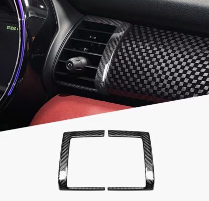 MINI Genuine Carbon Middle Air Vent Surrounds F55 F56 F57 (PAIR) Black Carbon - Image 6