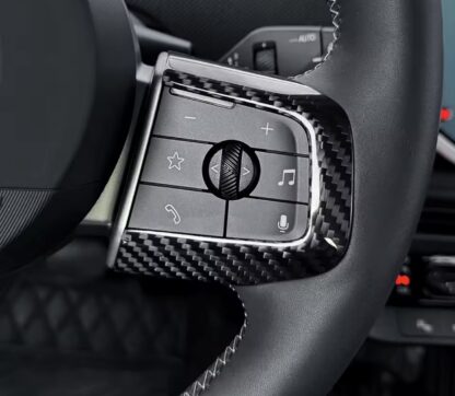 MINI Genuine Carbon Fibre Steering Wheel Spoke Covers F65 F66 F67 J01 J05 U25 Black Carbon - Image 7