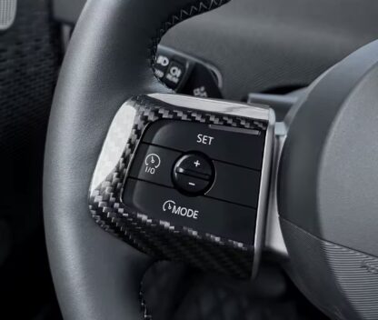 MINI Genuine Carbon Fibre Steering Wheel Spoke Covers F65 F66 F67 J01 J05 U25 Black Carbon - Image 8