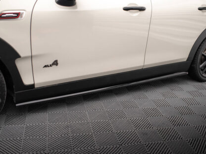 MINI F54 Clubman Facelift Maxton Design Side Skirt Splitters Gloss Black - Image 4