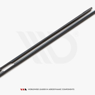 MINI F54 Clubman Facelift Maxton Design Side Skirt Splitters Gloss Black