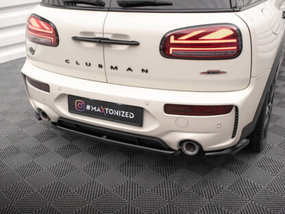 Maxton Design Gloss Black Central Rear Splitter MINI Clubman F54 Facelift - Image 3
