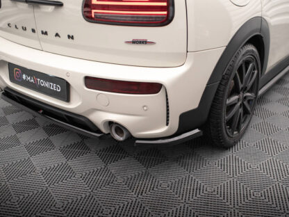 MINI Clubman F54 Rear Side Splitters Maxton Design Gloss Black Facelift - Image 4