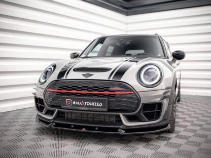 MINI Clubman Facelift Front Splitter Gloss Black Maxton Design V.4 - Image 3