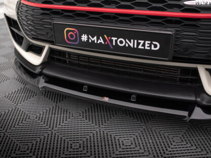 Front Splitter Maxton Design MINI Clubman F54 Facelift Gloss Black V.1 - Image 5