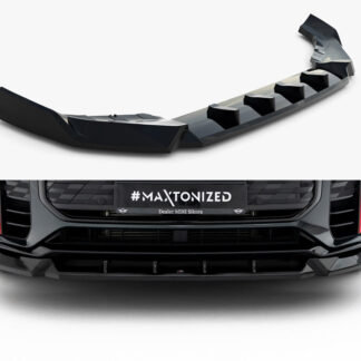MINI U25 Countryman Maxton Design Gloss Black Front Splitter