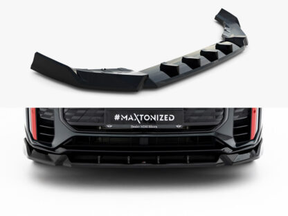 MINI U25 Countryman Maxton Design Gloss Black Front Splitter
