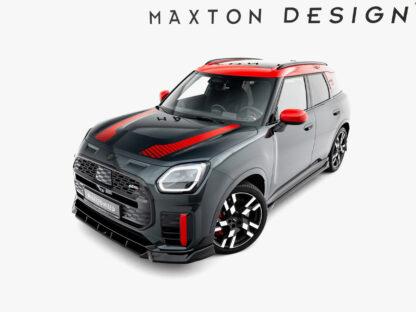 MINI U25 Countryman Maxton Design Gloss Black Front Splitter - Image 3