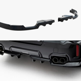MINI U25 Countryman Rear Splitter (Vertical Bars) Maxton Design Gloss Black
