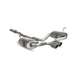 Scorpion R53 R52 Catback Exhaust with 90mm Monaco Trims - Resonated SMN012