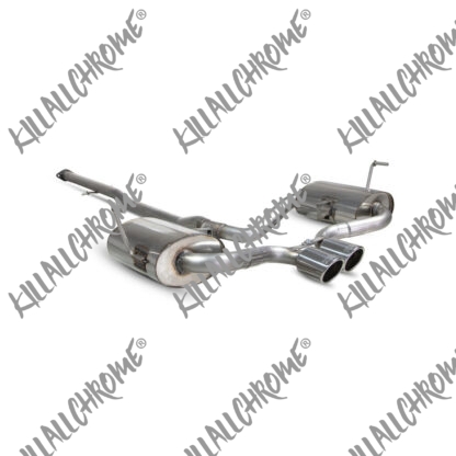 Scorpion R53 R52 Catback Exhaust with 90mm Monaco Trims - Non-Resonated SMN003