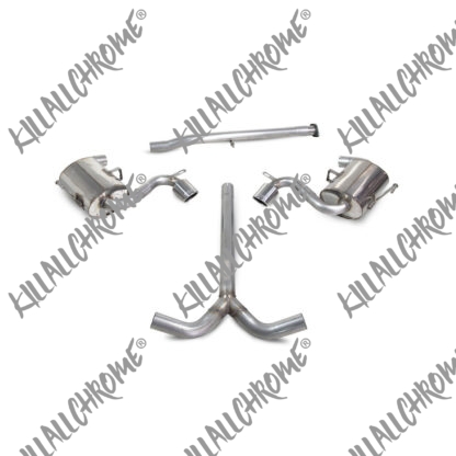 Scorpion R53 R52 Catback Exhaust with 90mm Monaco Trims - Non-Resonated SMN003 - Image 3
