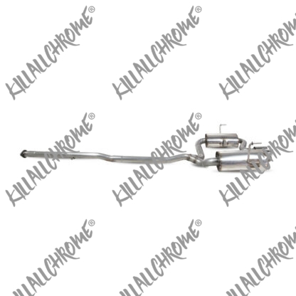 Scorpion R53 R52 Catback Exhaust with 90mm Monaco Trims - Non-Resonated SMN003 - Image 4