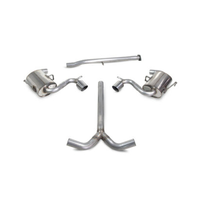 Scorpion R53 R52 Catback Exhaust with 90mm STW Trims - Non-Resonated SMN003S - Image 3