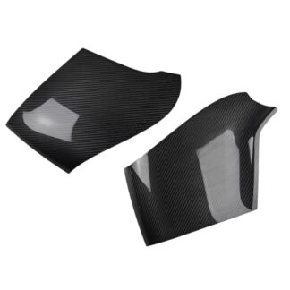 Abarth Lower Gear Surround Trim 2 Piece Genuine Carbon Fibre Cover Series 4 Restyling
