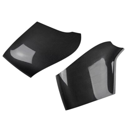 Abarth Lower Gear Surround Trim 2 Piece Genuine Carbon Fibre Cover Series 4 Restyling
