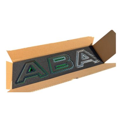 Abarth Series 4 Front Grill Lettering Clip On 500 595 695 Letters Grill Series 4 Restyling - Real Carbon Fibre - Image 23