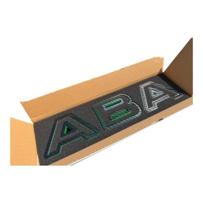 Abarth Series 4 Front Grill Lettering Clip On 500 595 695 Letters Grill Series 4 Restyling - Real Carbon Fibre - Image 20