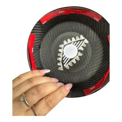 MINI Genuine Carbon Fibre Airbag Centre Cover F65 F66 F67 J01 J05 Black Show Use - Image 6