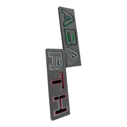 Abarth Series 4 Front Grill Lettering Clip On 500 595 695 Letters Grill Series 4 Restyling - Real Carbon Fibre - Image 26