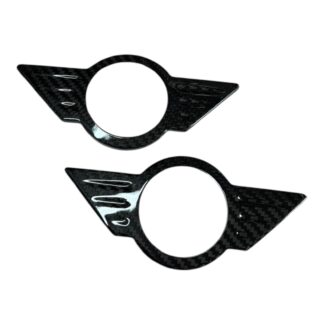 MINI Countryman Aceman J05 U25 Front + Rear Carbon Fibre Badge Cover