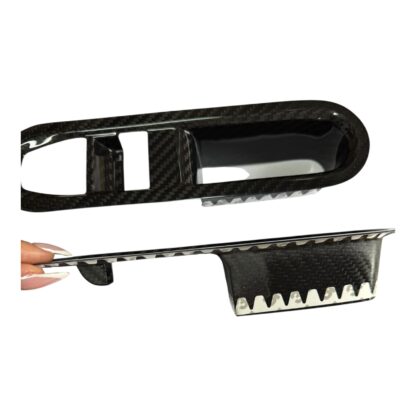 MINI J01 J05 Window Switch Surround Covers Genuine Carbon Fibre Black (PAIR) - Image 5