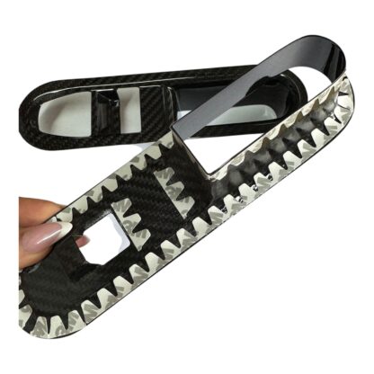 MINI J01 J05 Window Switch Surround Covers Genuine Carbon Fibre Black (PAIR) - Image 7