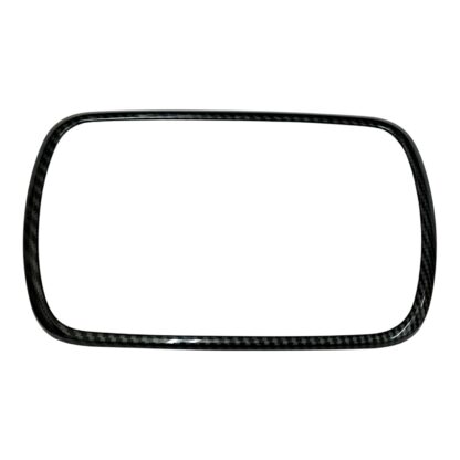 Fiat 500 / Abarth Screen Frame Surround Cover 7” - Plastic, Gloss Black - Carbon Look - Matt Black - Image 7