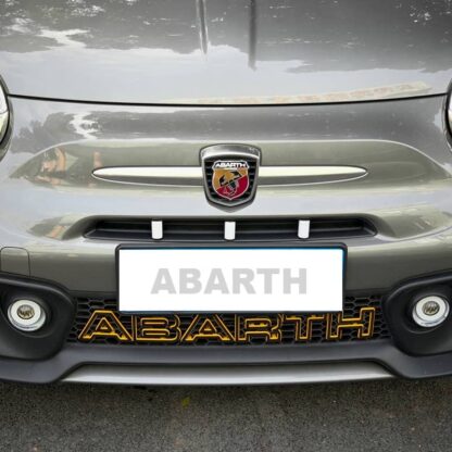 Abarth Fog Light Trim + 3 Air Vent Trim Covers 2007 - 2023 Clip on - Image 9