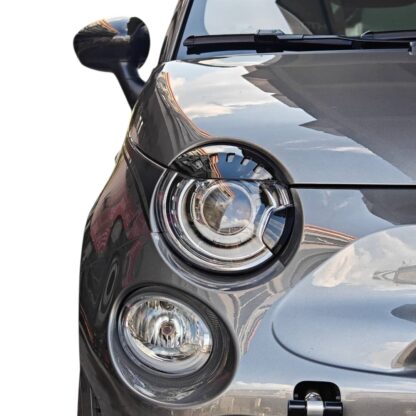 Abarth Xenon Headlight Washer Jet Covers 500 595 695 Head Light Lamp (PAIR) - Image 10