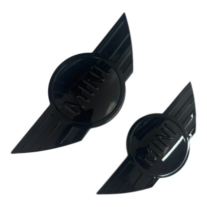 MINI Gloss Black Replacement Badges F55 F56 F57 - Image 3