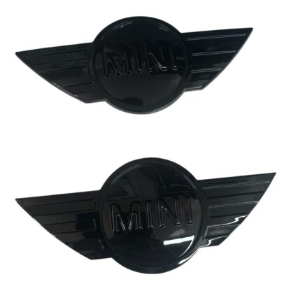 MINI Gloss Black Replacement Badges - R50 R52 R55 R56 R57 - Image 3