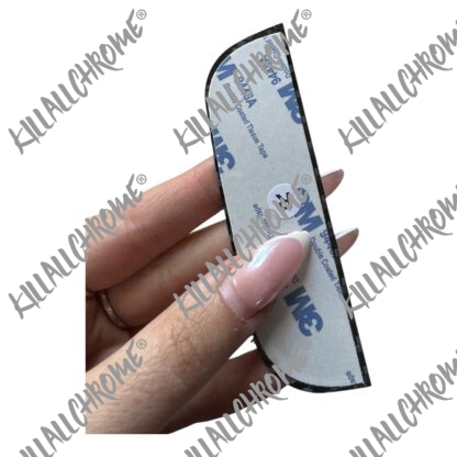 Abarth Door Storage Grab Handle Insert Sticker Genuine Carbon Fibre - Image 6