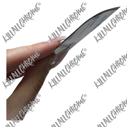 Abarth Door Storage Grab Handle Insert Sticker Genuine Carbon Fibre - Image 7