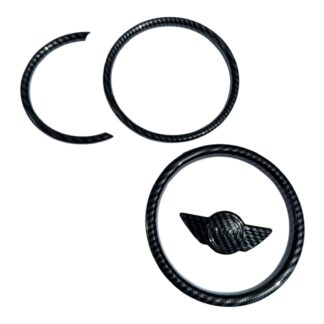 MINI 3D Steering Wheel Badge Cover + Steering Ring + Rev Counter Combo Kit - F Series F54 F55 F56 F57 F60