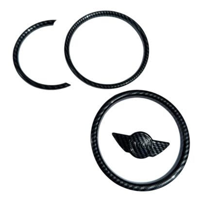 MINI 3D Steering Wheel Badge Cover + Steering Ring + Rev Counter Combo Kit - F Series F54 F55 F56 F57 F60