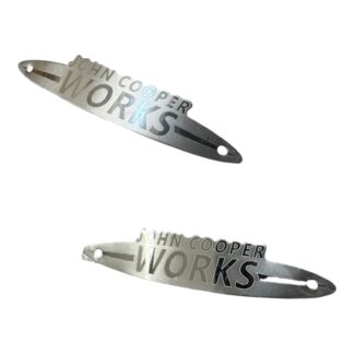 Pair of Replacement JCW Badges for the JCW Carbon Exhaust Tips
