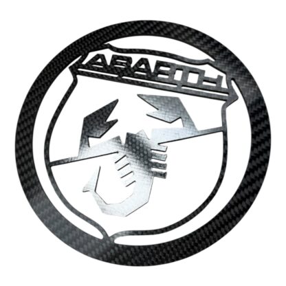 Pair of Genuine Carbon Fibre Front Door Speaker Covers Scorpion Abarth Black - Image 5