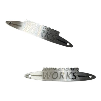 Pair of Replacement JCW Badges for the JCW Carbon Exhaust Tips - Image 5