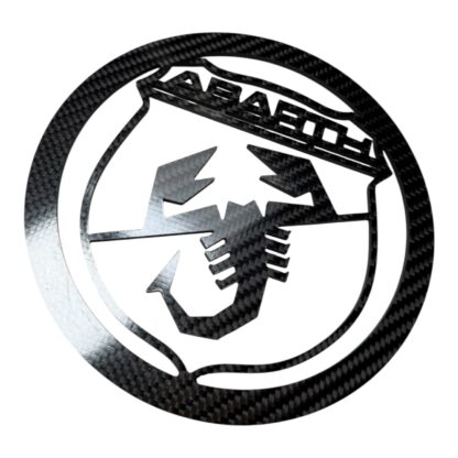 Pair of Genuine Carbon Fibre Front Door Speaker Covers Scorpion Abarth Black - Image 6