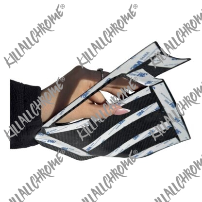 Abarth OBD Port Cover Genuine Carbon Fibre Black Glossy Twill 2 Piece - Right Hand Drive ONLY - Image 5