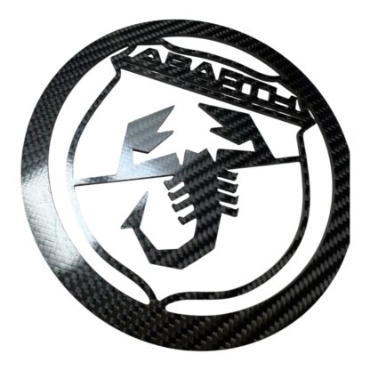 Pair of Genuine Carbon Fibre Front Door Speaker Covers Scorpion Abarth Black - Image 8
