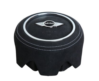MINI F Series Airbag Cover Replacement - F54 F55 F56 F57 F60 Alcantara - Perforated Leather - Image 13