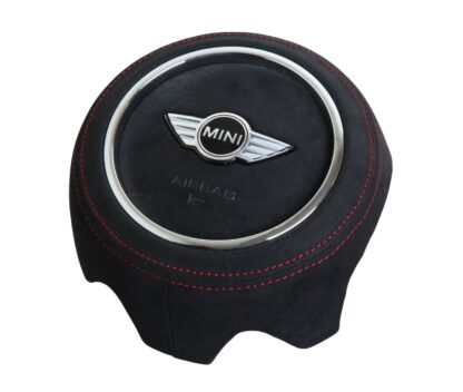 MINI F Series Airbag Cover Replacement - F54 F55 F56 F57 F60 Alcantara - Perforated Leather - Image 12