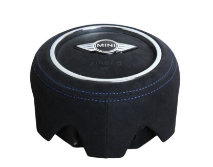 MINI F Series Airbag Cover Replacement - F54 F55 F56 F57 F60 Alcantara - Perforated Leather - Image 11