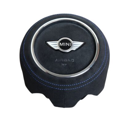 MINI F Series Airbag Cover Replacement - F54 F55 F56 F57 F60 Alcantara - Perforated Leather - Image 9