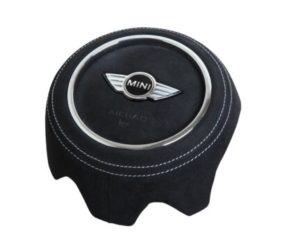 MINI F Series Airbag Cover Replacement - F54 F55 F56 F57 F60 Alcantara - Perforated Leather - Image 8