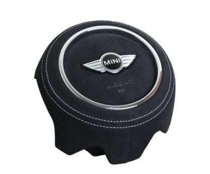 MINI F Series Airbag Cover Replacement - F54 F55 F56 F57 F60 Alcantara - Perforated Leather - Image 7