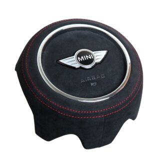 MINI F Series Airbag Cover Replacement - F54 F55 F56 F57 F60 Alcantara - Perforated Leather